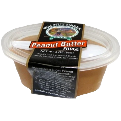 Minimalist Walnut Creek Peanut Butter Fudge Cup 3 oz. Easy-to-Use