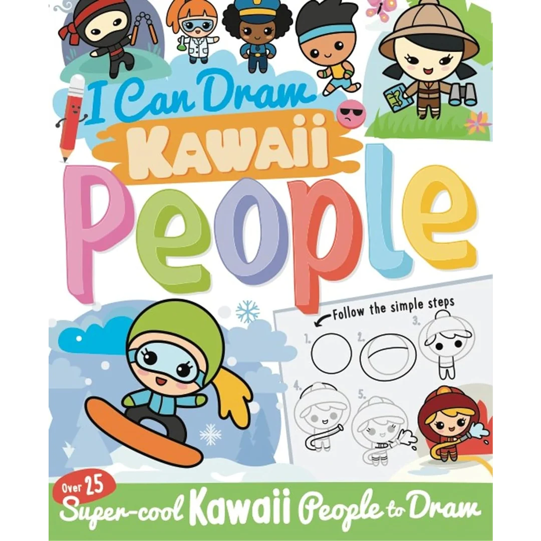 Genuine Sourcebooks I Can Draw Kawaii People Convenient