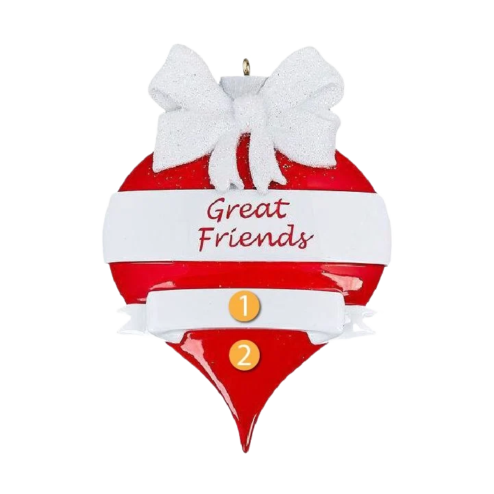 Traditional Rudolph Me Personalized Great Friends Ornament Exclusive