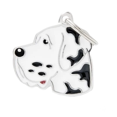 Classic MyFamily New Arlequin Great Dane ID Tag Excellent