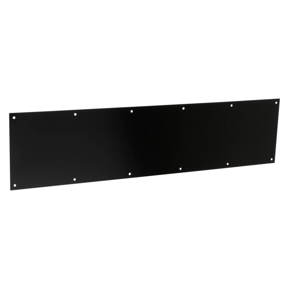 High-End National Hardware 8 x 34 Matte Black Kickplate Modern