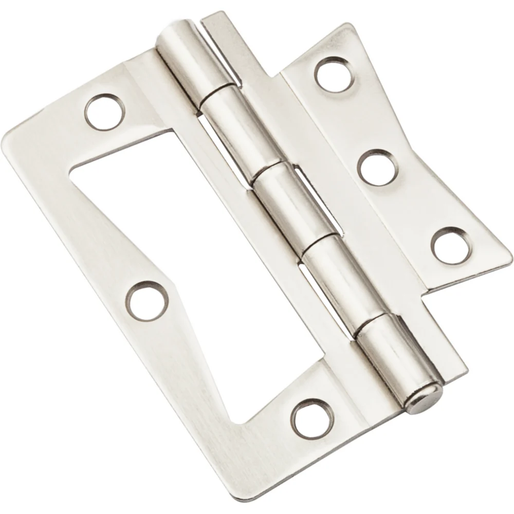 Relaxed National Hardware 3 Satin Nickel Surface-Mounted Door Hinge 2-Count Elite