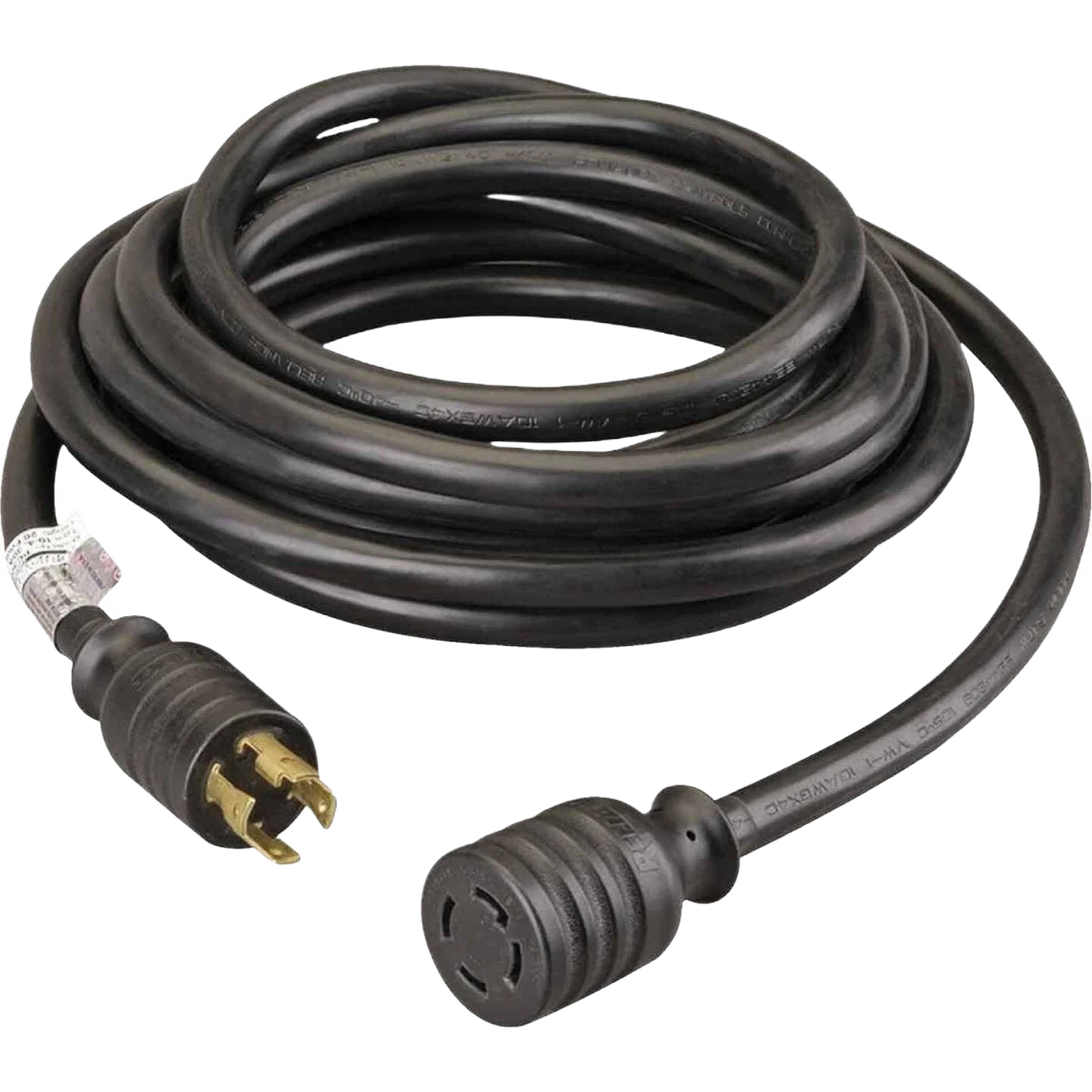 Convenient Reliance Controls Black Generator Cord 25 ft. Fast