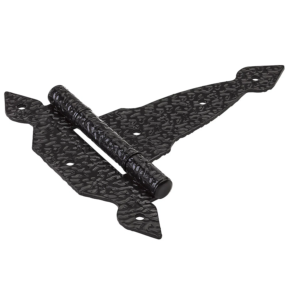 Recyclable National Hardware 6 Black Spear T-Hinge Minimalist