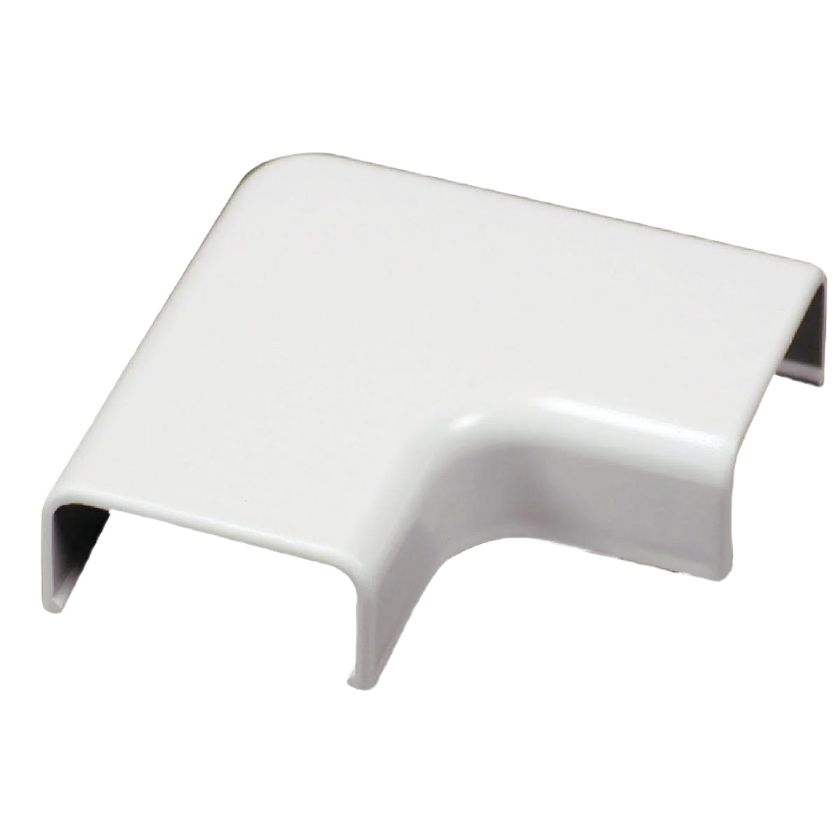 Enhanced Wiremold White Wire Channel Flat Elbow Elite