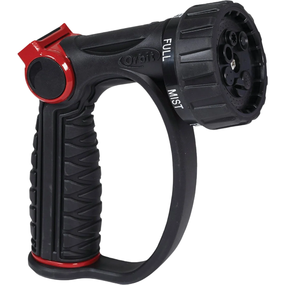 Powerful Orbit Pro Flo 7 Pattern Thumb Control Black Nozzle First-Class