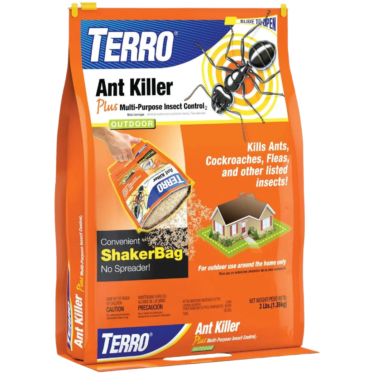 Premium Material Terro Ant and Roach Killer Plus Granules 3 lb. Modern