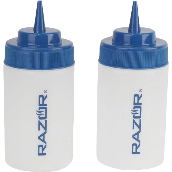 Versatile Mr. Bar-B-Q Razor Plastic Squeeze Bottles Set of 2 Unique