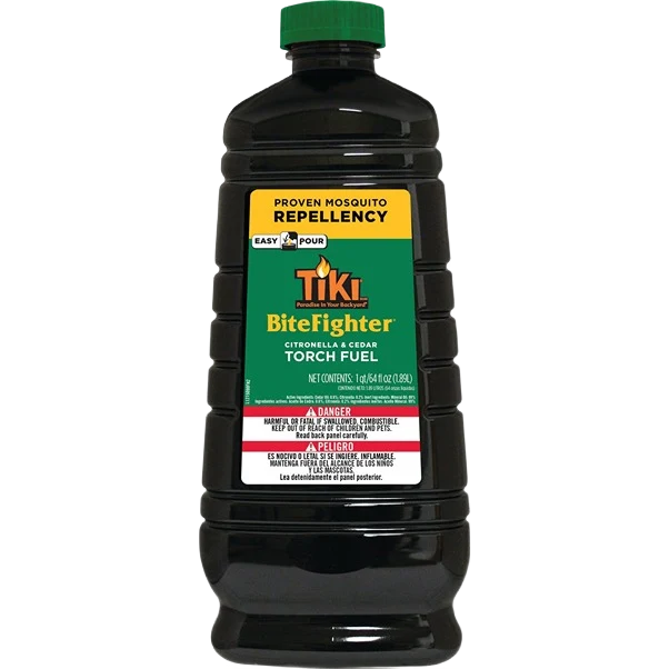 Premium Tiki BiteFighter 64 Oz. Cedar Citronella Torch Fuel Sophisticated