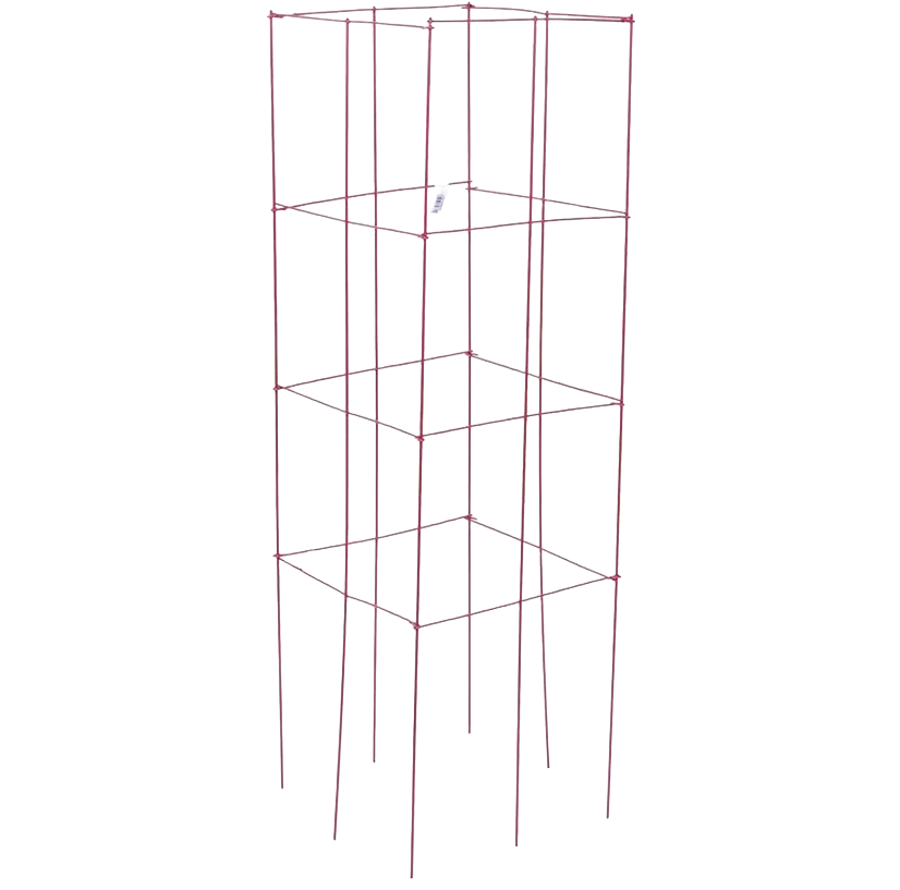 Dependable Panacea Products Heavy Duty 4 Panel Red Tomato Tower Cage High-Quality