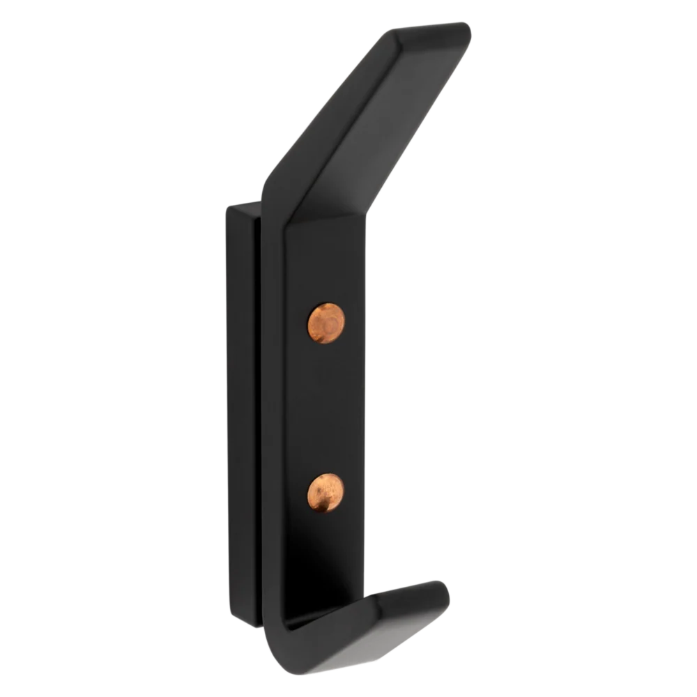 User-Friendly National Hardware 4-3 4 Matte Black Reed Geometric Hook Enhanced