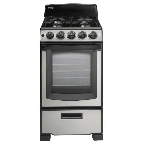 Flexible 20 Gas Range 2 Oven Racks Window 4 Open Burners ADA Manual Clean Efficient