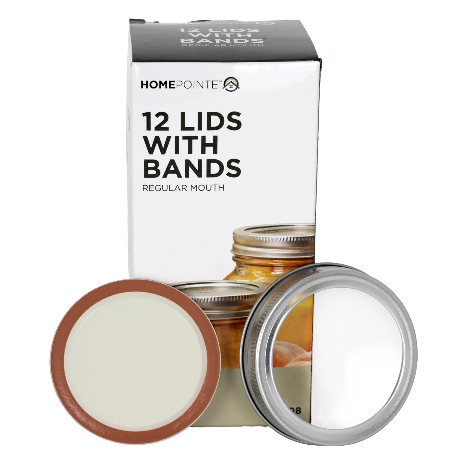 Unique HomePointe Canning Jar Lids Bands – Regular Mouth Premium Material