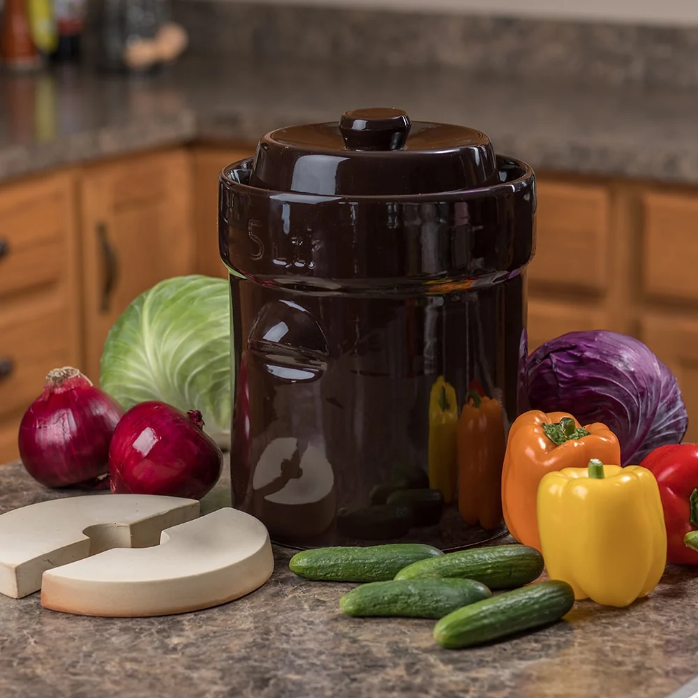 Efficient Hausgemachten Fermenting Crock – 1 Gallon Traditional