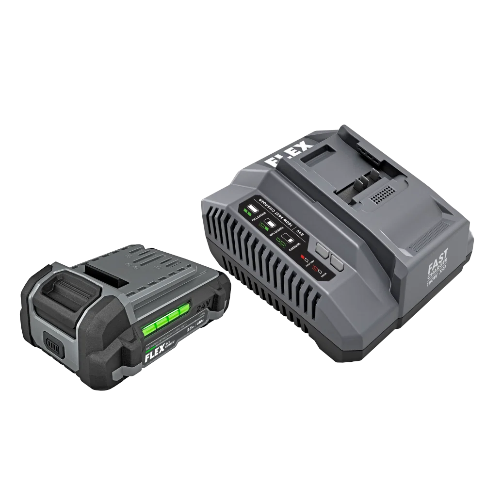 Certified FLEX 24V 2.5Ah Lithium-Ion Starter Kit Convenient