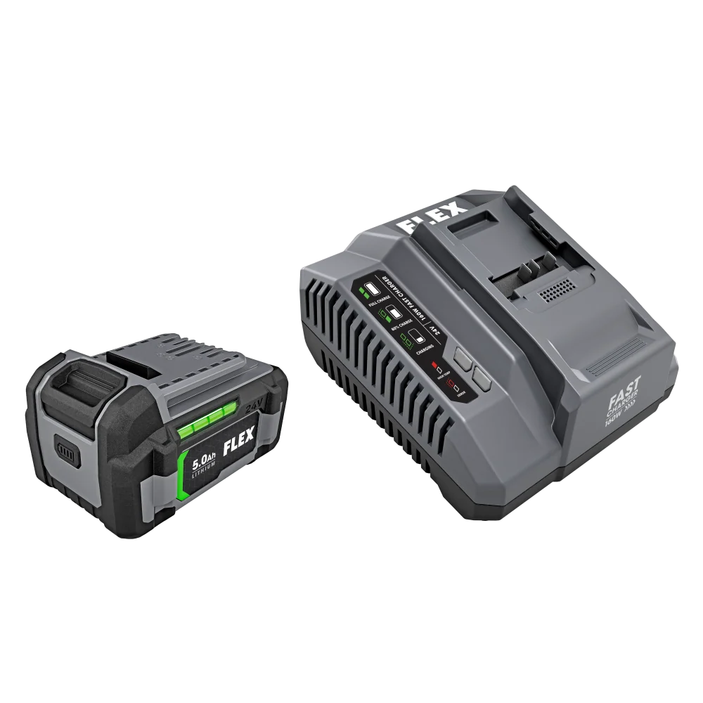Premium FLEX 24V 5.0Ah Lithium-Ion Starter Kit Recyclable