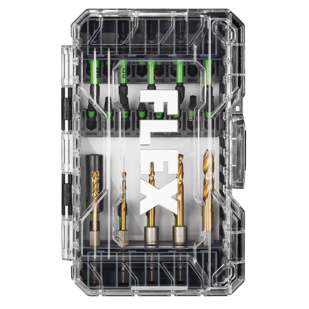 Professional FLEX 31 Pc. Impact Drill Drive Bit Set Carefully Designed