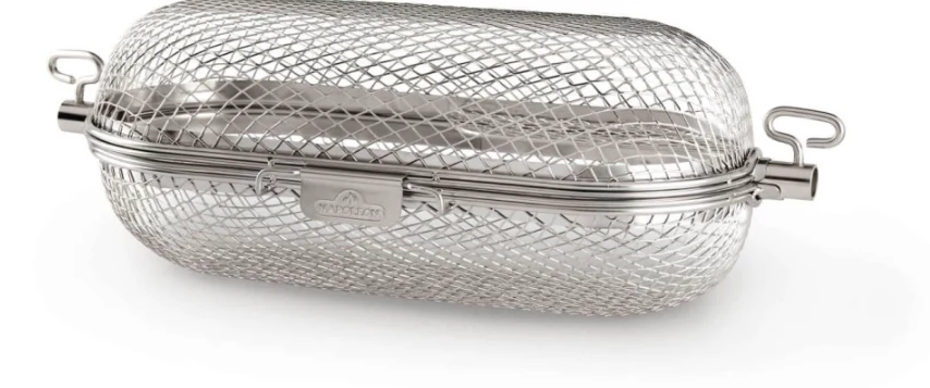 Carefully Designed Napoleon Rotisserie Grill Basket Solid