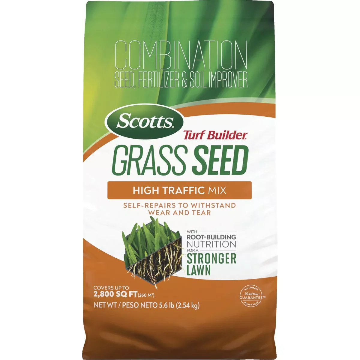 Premium Material Scotts Turf Builder 5.6 Lb. 465 Sq. Ft. High Traffic Mix Grass Seed with Fertilizer Original Design