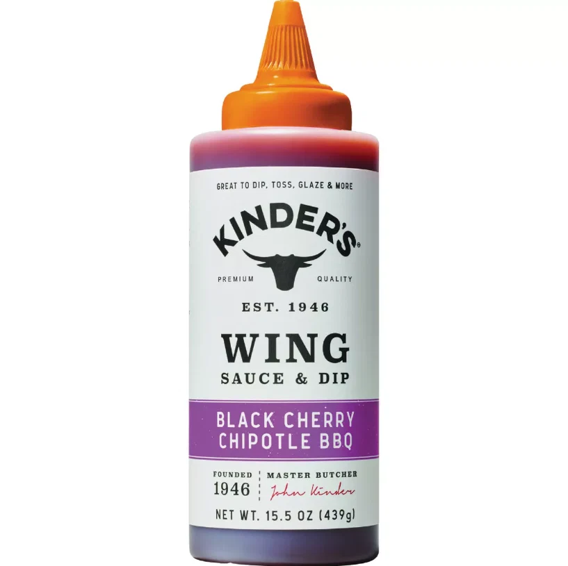 Soft Kinder’s Black Cherry Chipotle BBQ Sauce 15.5 Oz. Practical