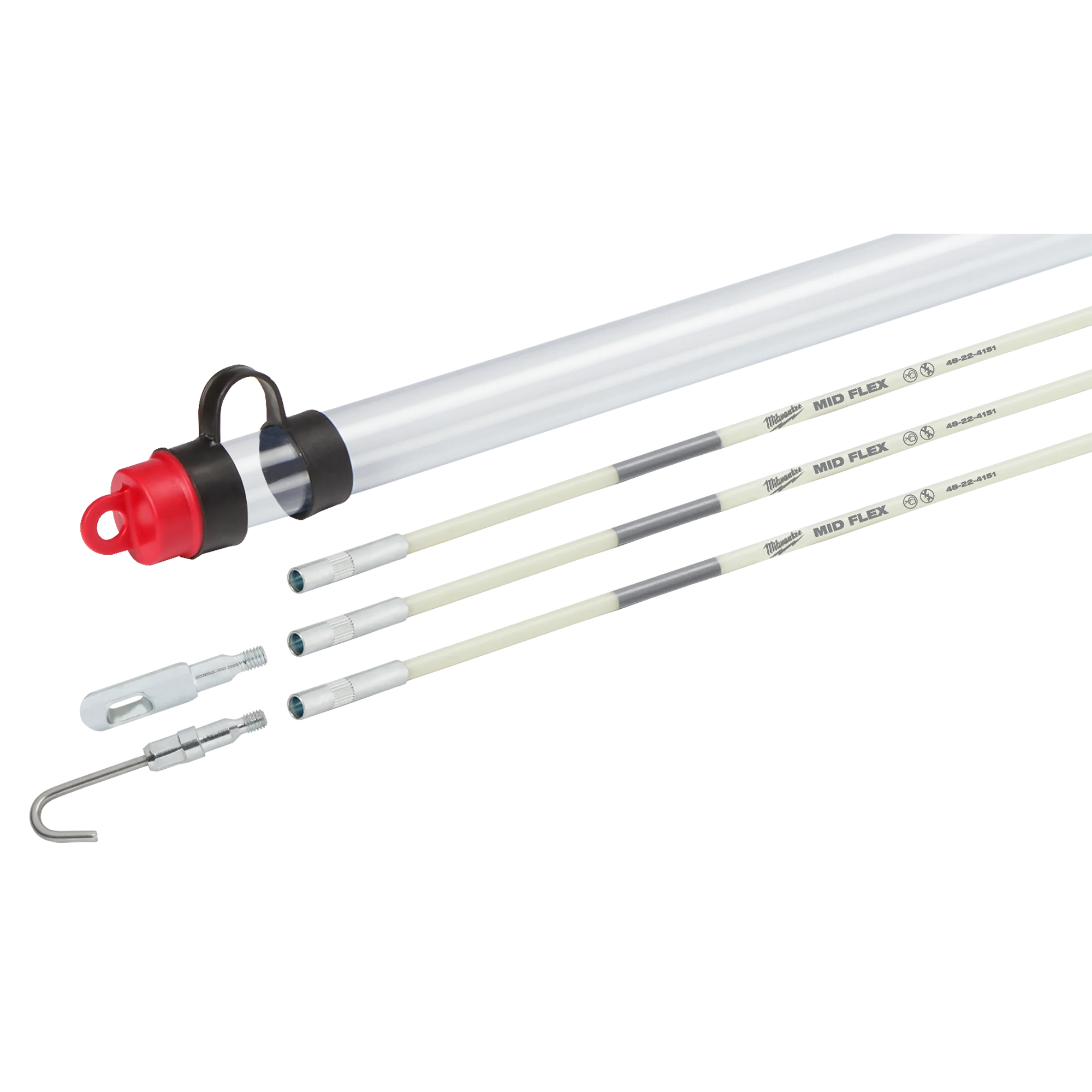 Stylish Milwaukee 15′ Mid Flex Fish Stick Kit Powerful