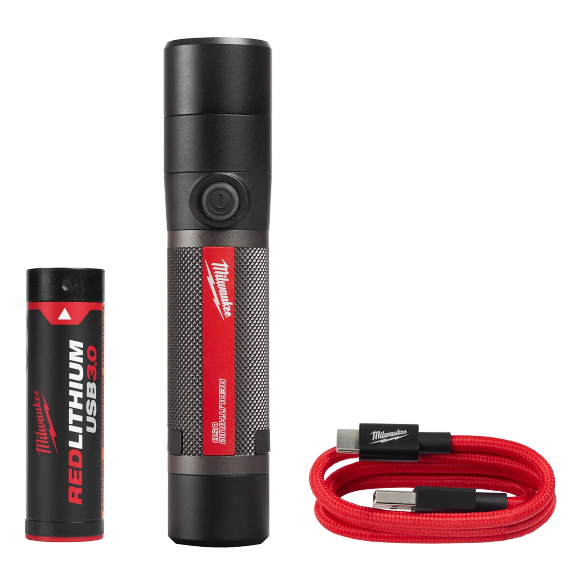 Traditional Milwaukee USB Rechargeable 800L Compact Flashlight Lightweight