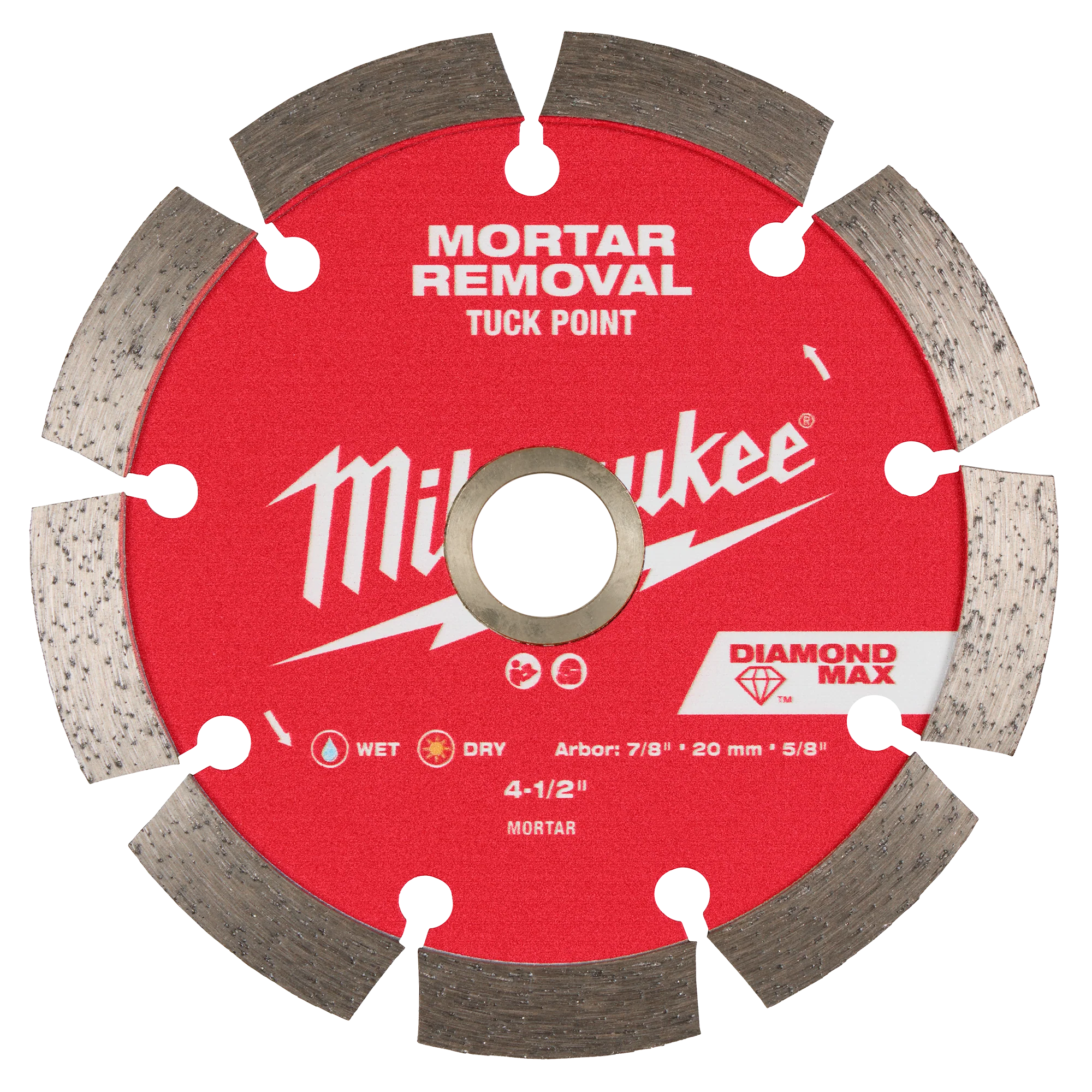 High-Grade Milwaukee 4-1 2 DIAMOND MAX™ Tuck Point Diamond Blade Stylish