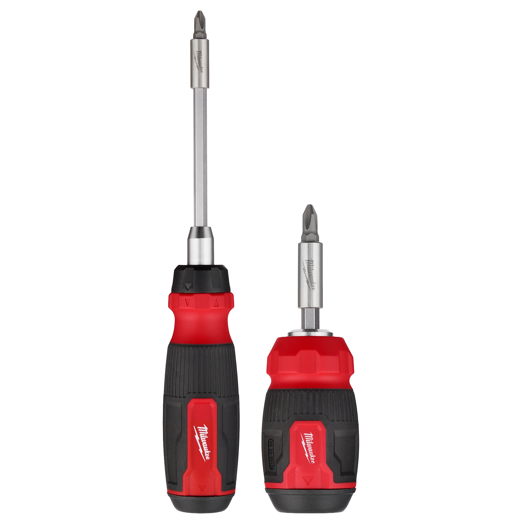 High-Performance Milwaukee 2pc 14-in-1 Ratcheting Multi-Bit Screwdriver and 8-in-1 Compact Multi-Bit Screwdriver Exclusive