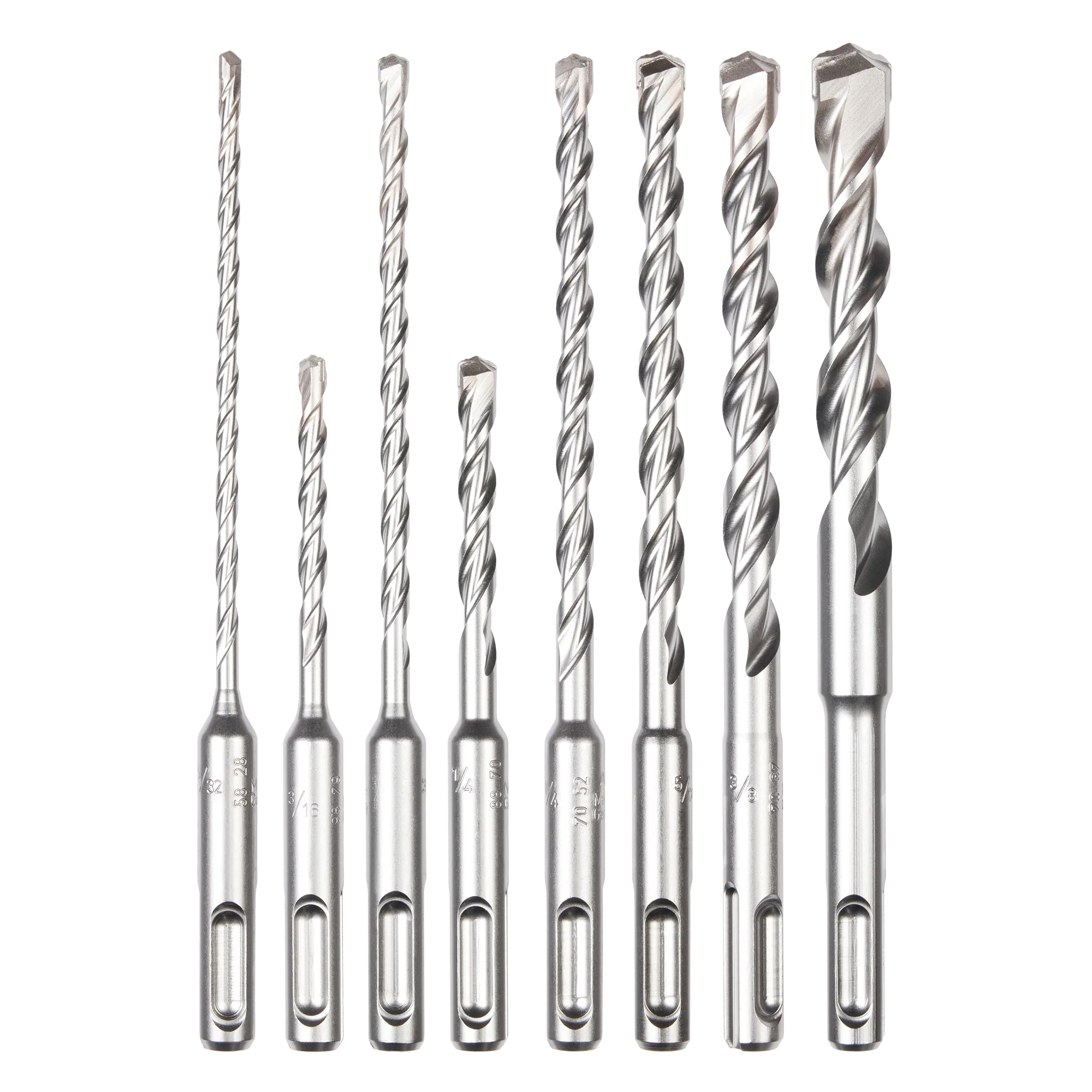 Fast Milwaukee 8 PC SDS Plus M 2™ 2-Cutter Drill Bit Kit Verified