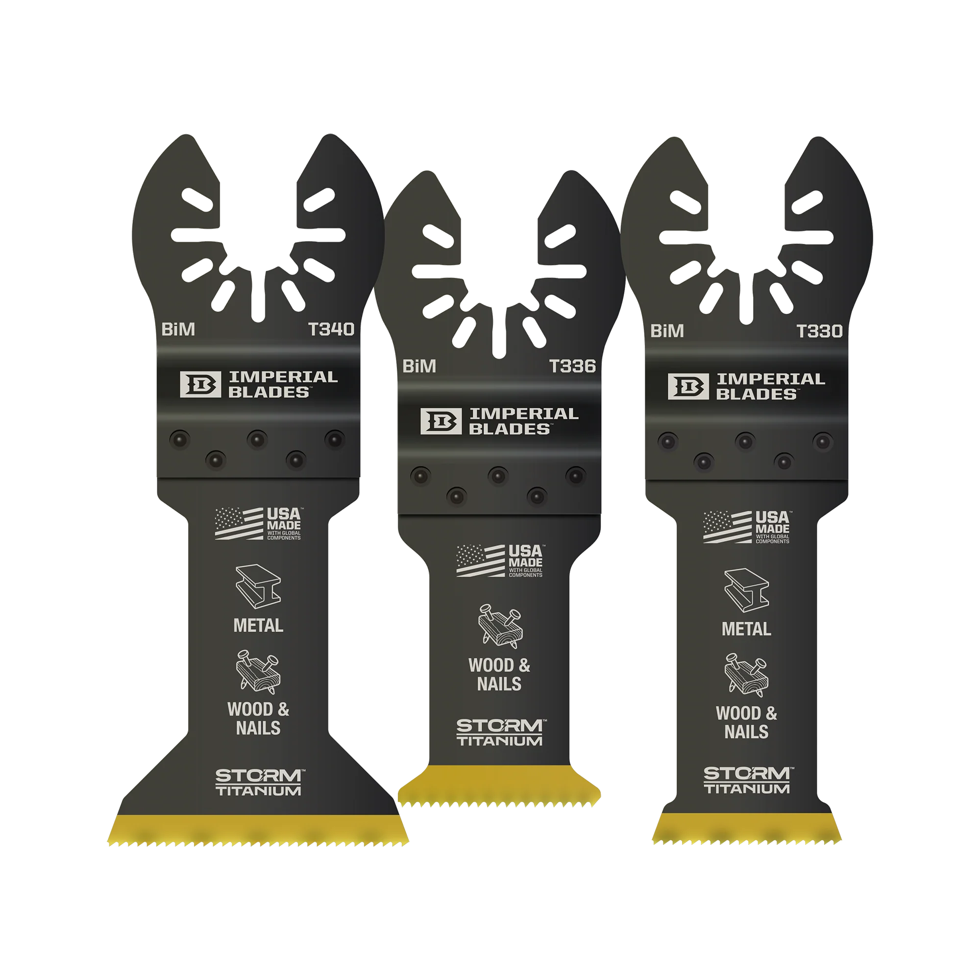 Comfortable Milwaukee IMPERIAL BLADES™ ONE-FIT™ STORM™ Titanium Metal Wood Variety Pack 3PC Flexible