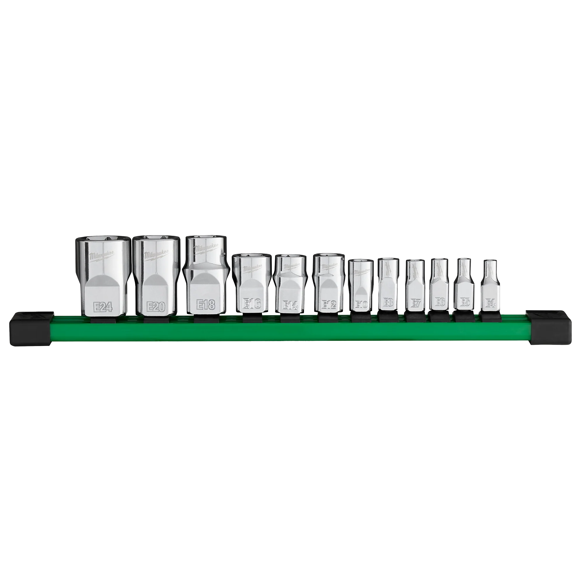 Verified Milwaukee 12pc 1 4 3 8 1 2 Drive External TORX® Socket Set High-Quality