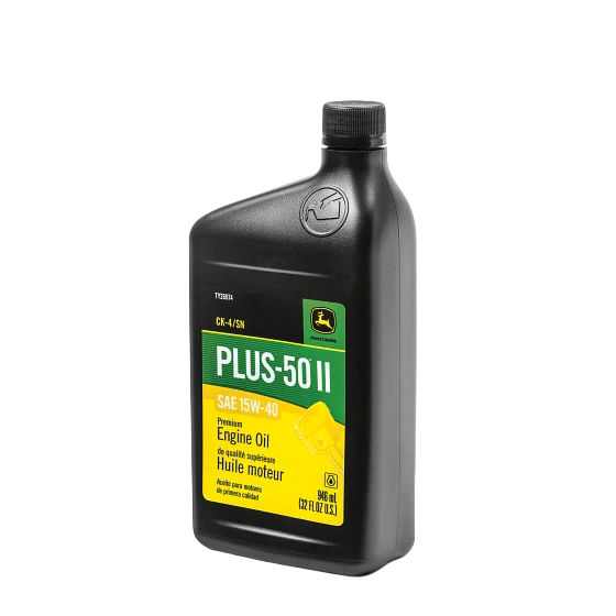 Powerful John Deere TY26674 Premium Engine Oil Plus-50™ II SAE 15W-40 API CK4 SN 32 Fluid Oz 3-Pack Fast