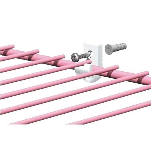 Safe Closetmaid Wood Concrete Wire White Shelf Wall Clip Superior