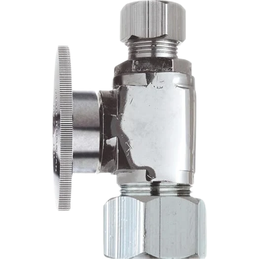 Smooth Do it 3 8 OD Tube x 3 8 OD Tube Quarter Turn Straight Valve Solid
