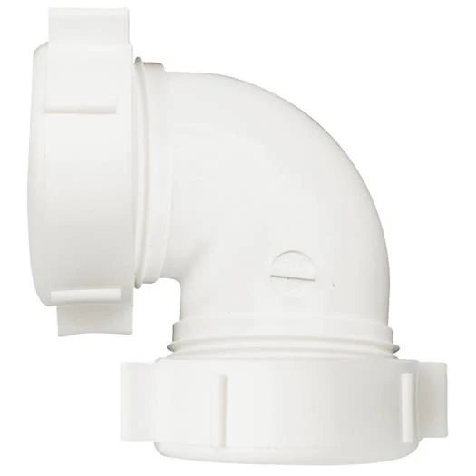 Reusable Do it 1-1 2 White Plastic Elbow Authentic