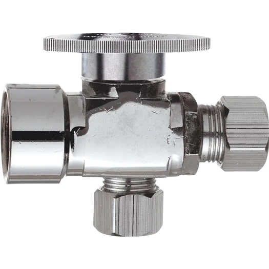 Specialty Do it 1 2 FIP x 3 8 OD x 3 8 OD Quarter Turn Angle Valve Original Design