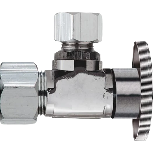 Crafted Do it 5 8 OD x 1 4 OD Quarter Turn Angle Valve Premium Material