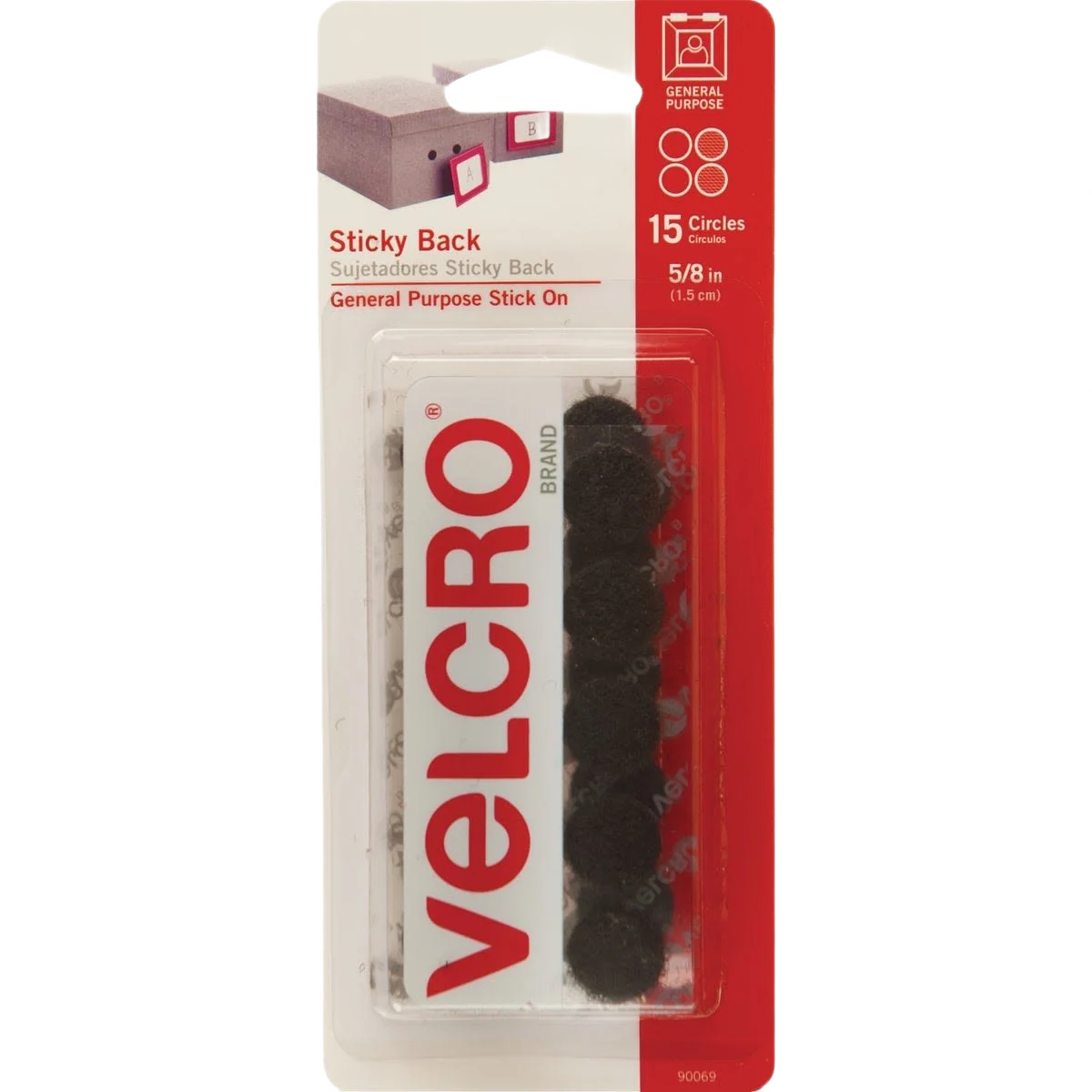 Exclusive VELCRO Brand Black Hook Loop Discs 15 Pack Durable