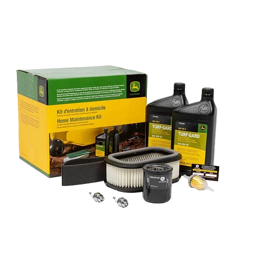 Organic John Deere LG187 Home Maintenance Kit with TY6341 14 Oz. Multi-Purpose Lithium Grease Natural