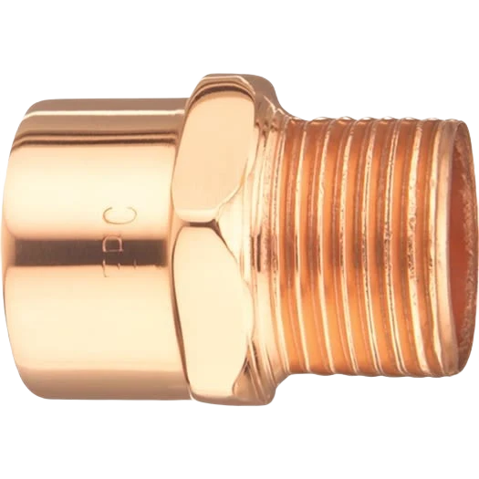 Durable Mueller Streamline 1 2 x 3 8 Male Copper Adapter Innovative