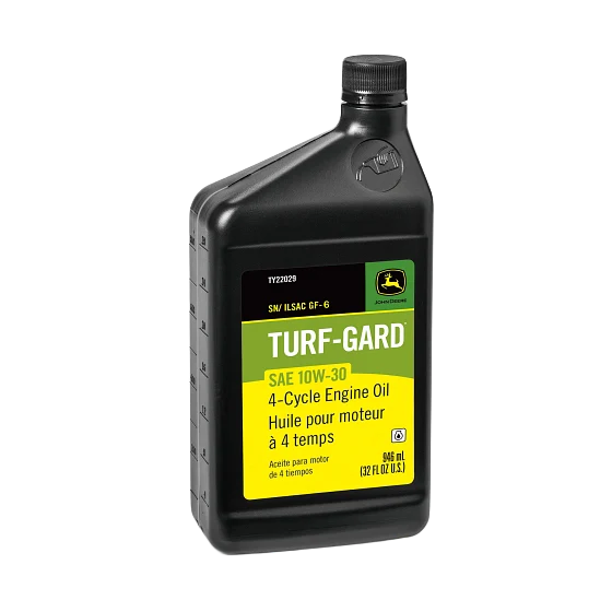 Stylish John Deere TY22029 4-Cycle Engine Oil Turf-Gard™ SAE 10W-30 API SN GF6 32 Fluid Oz 6-Pack Flexible