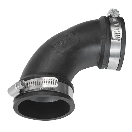 Eco-Friendly Fernco Flexible 3 in. PVC DWV Elbow Relaxed
