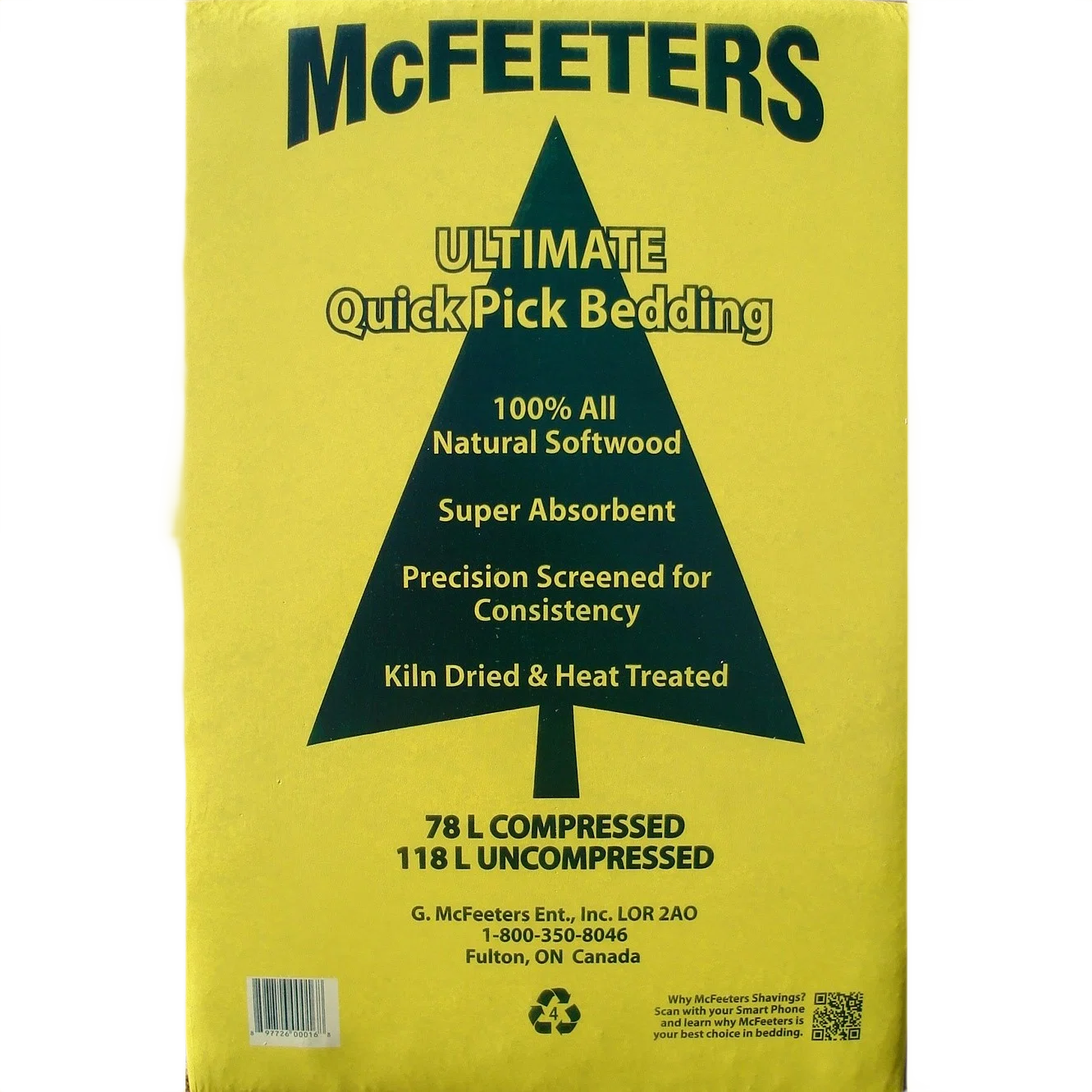 Proven G. McFeeters Enterprises Mini Flake Bedding 78 lit. Superior