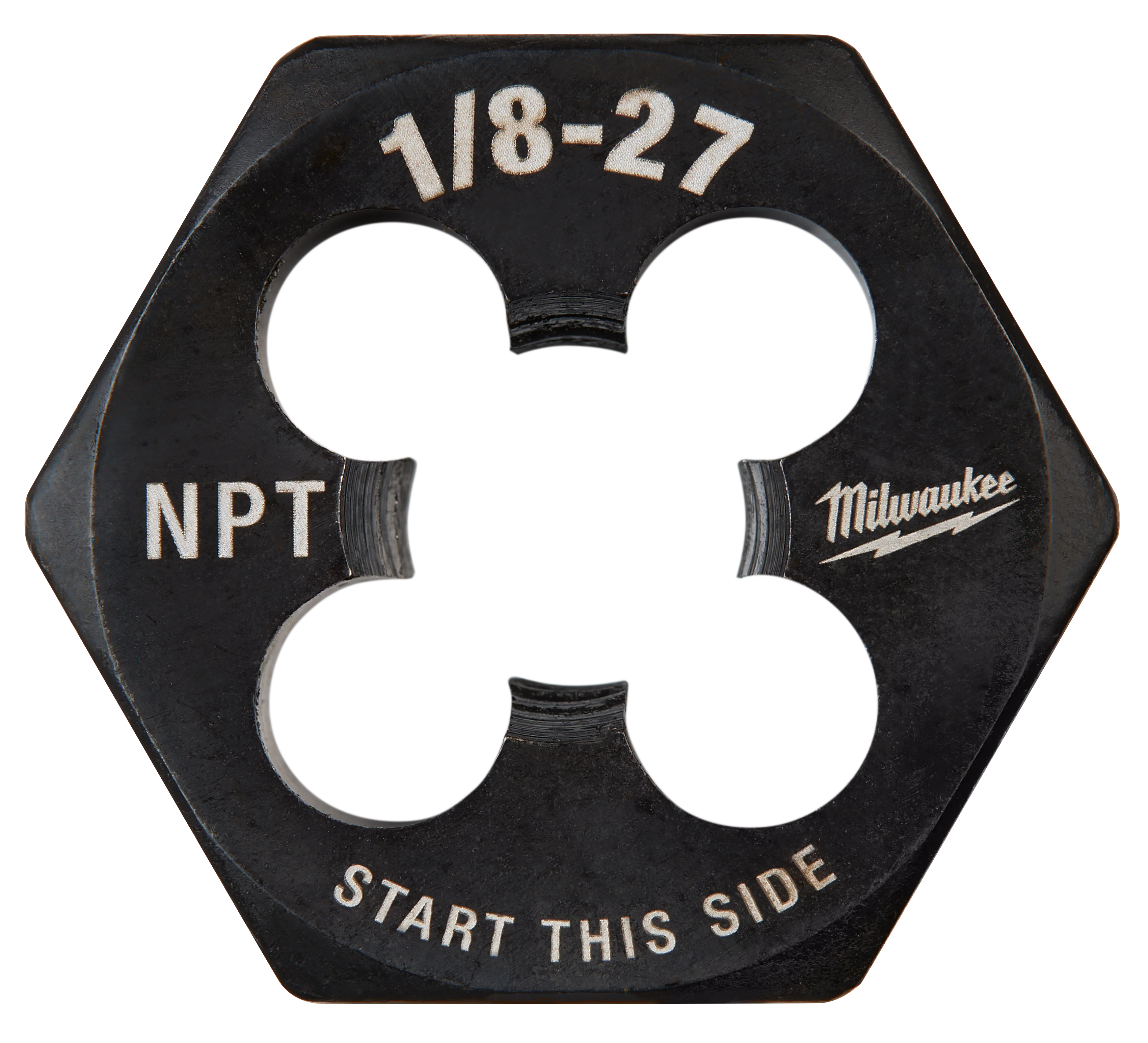 Versatile Milwaukee 1 8 -27 NPT 1-Inch Hex Threading Die Superior
