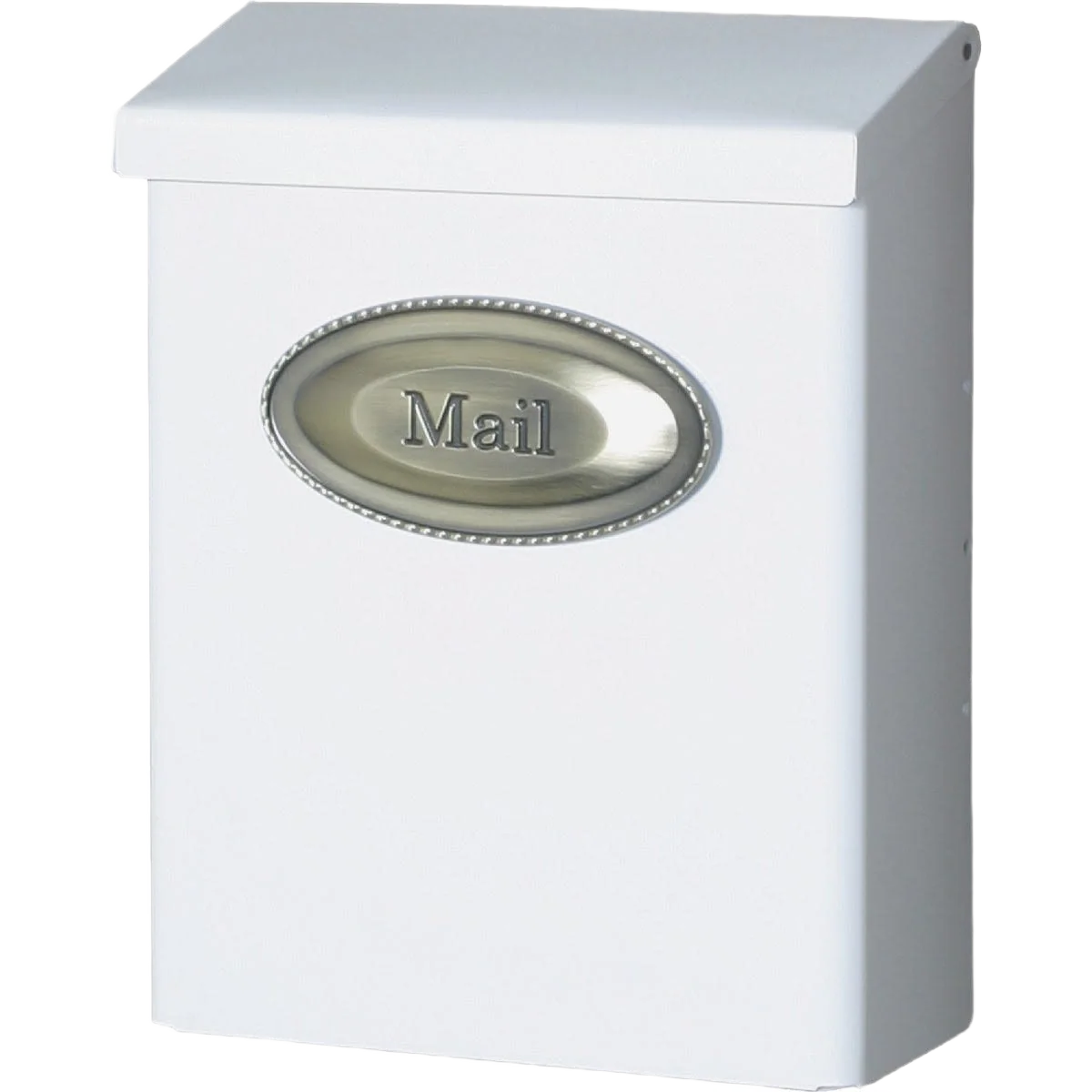 User-Friendly Gibraltar White Designer Vertical Mailbox Genuine