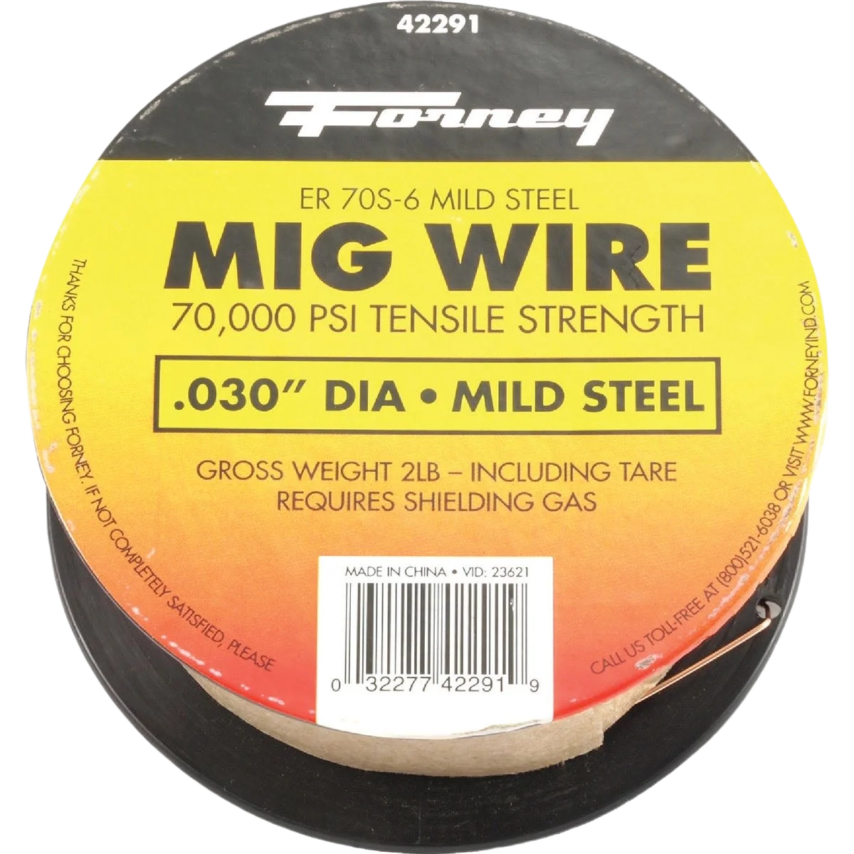 Stylish Forney Mild Steel Mig Wire 0.030 In. 2 Lb. High-End