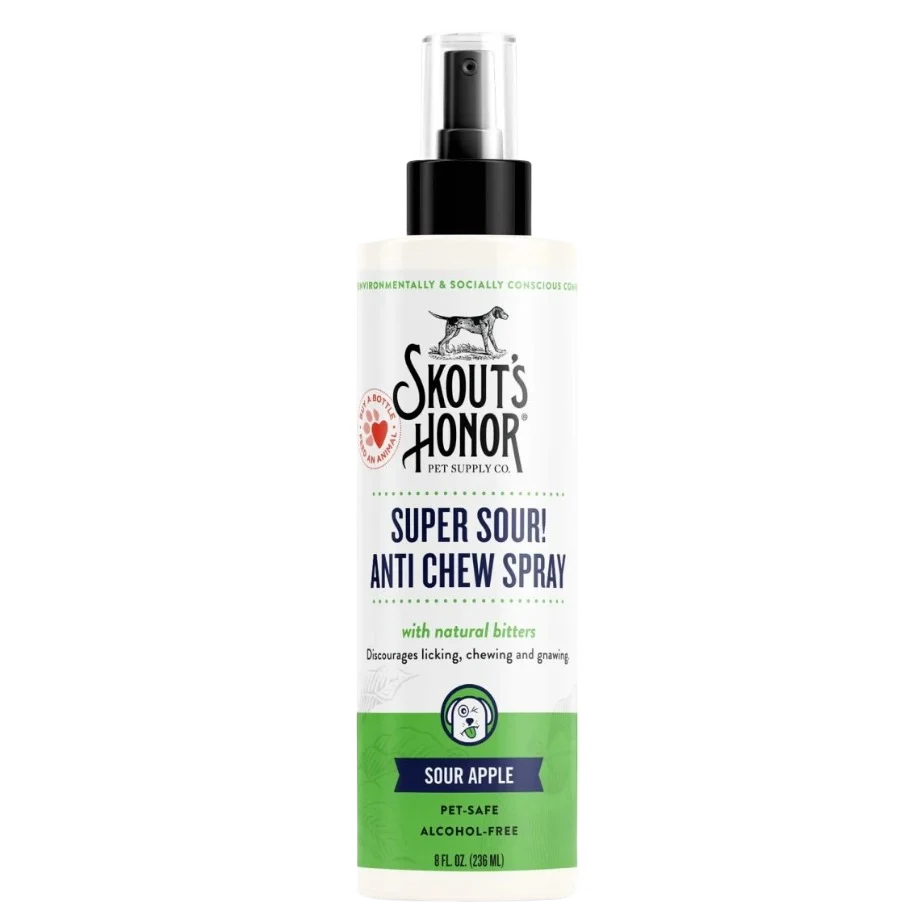 Innovative Skout’s Honor Super Sour Anti Chew Spray for Dogs Cats 8 oz. Carefully Designed