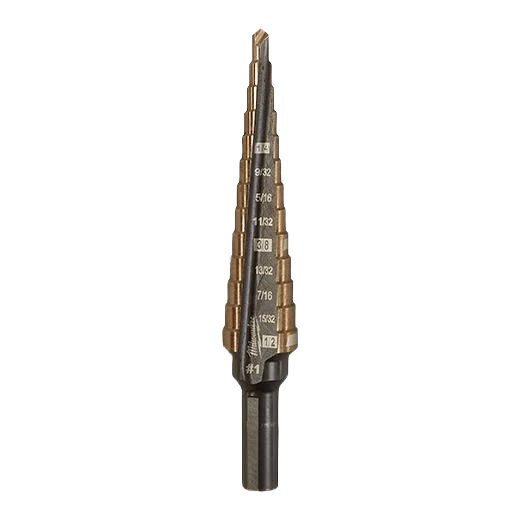 Next-Generation Milwaukee 1 8 -1 2 1 Cobalt Step Drill Bit Enhanced