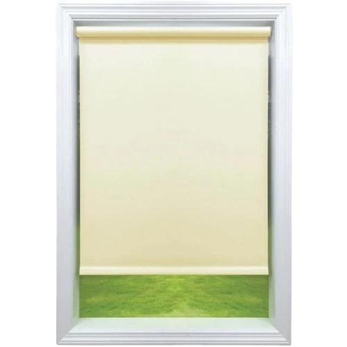 Powerful Friedland Shades Galaxy 37-1 4 x 78 Ivory Room Darkening Vinyl Roller Shade Casual