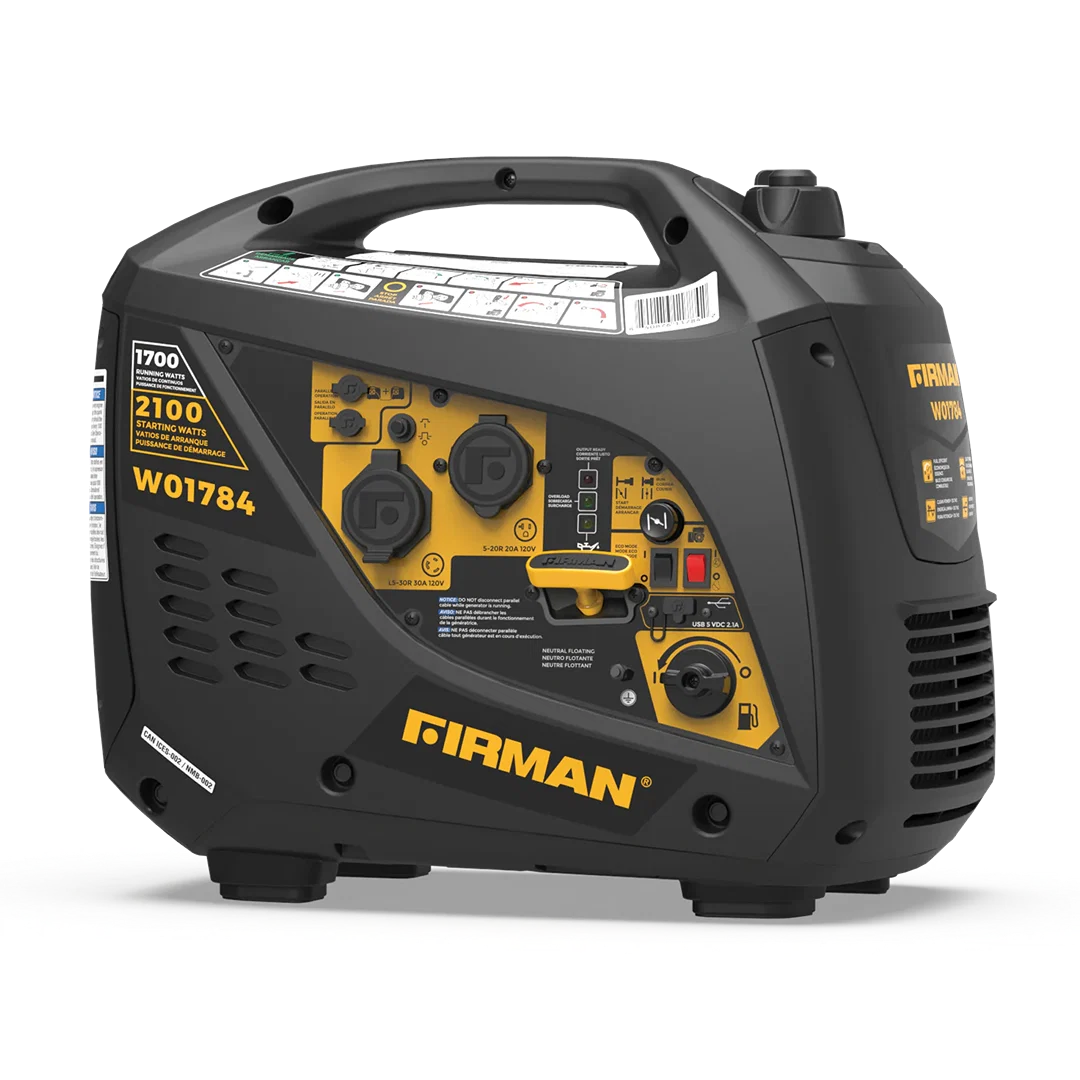 Casual FIRMAN Inverter Portable Generator 2100W Recoil Start Specialty
